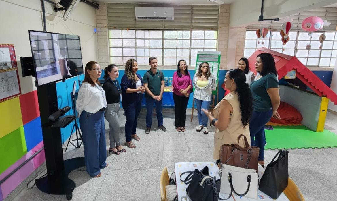 Educação Especial Inclusiva realiza visita técnica pedagógica em escolas da Serra