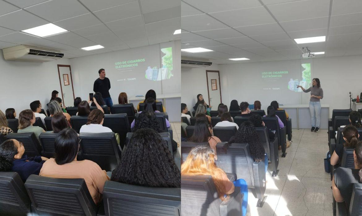 Programa Saúde na Escola (PSE) destaca a importância da vacinação e os perigos do uso de cigarros eletrônicos