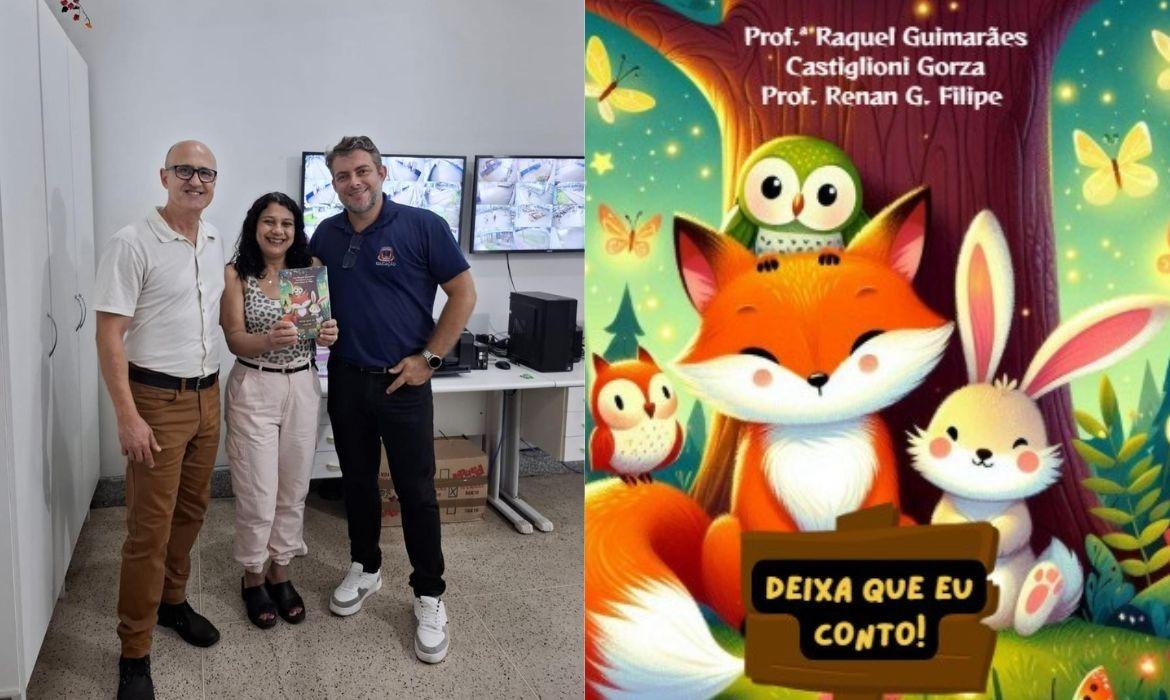 Emef Placidino Passos celebra o lançamento do livro "Deixa Que Eu Conto"