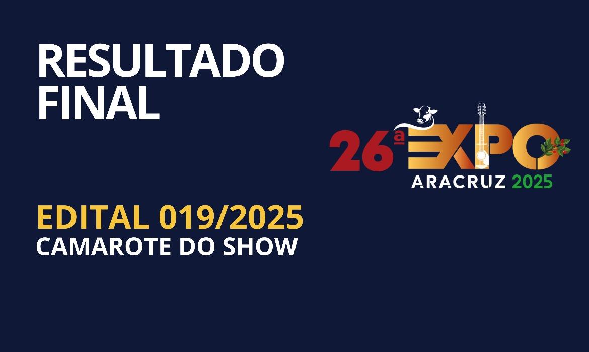 Expo Aracruz: Resultado Final do Edital para o Camarote do Show