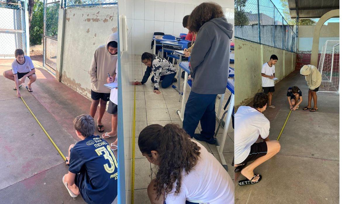 Projeto "Medindo a Escola: Aplicando Matemática na Prática” da Emef Luíza Silvina Jardim Rebuzzi solidifica conhecimentos dos estudantes