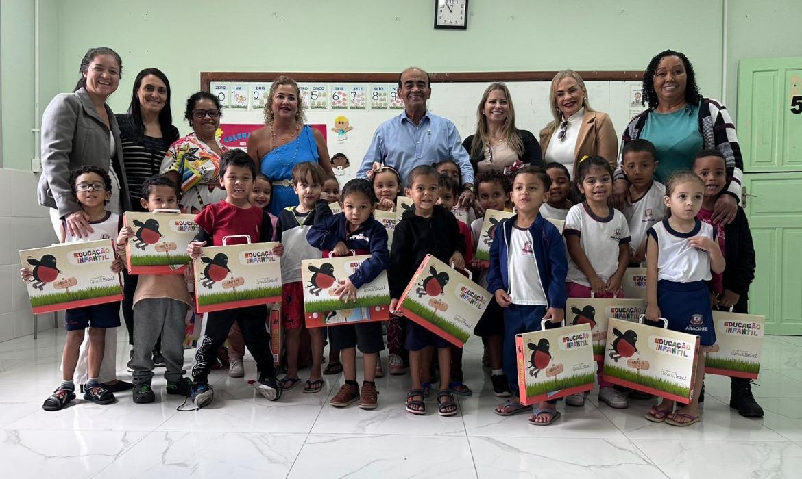 Aprende Brasil: estudantes da Educação Infantil (Grupo IV) são contemplados com materiais estruturados e sistematizados