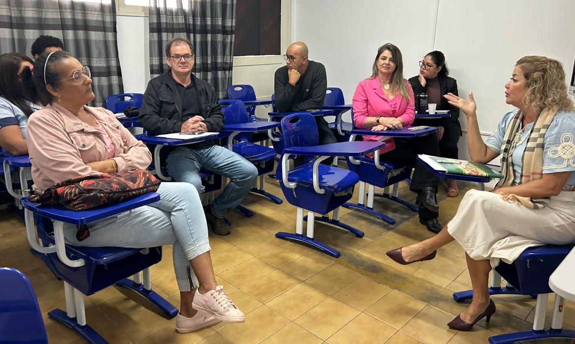 Educação recebe representantes do Conselho de Alimentação Escolar de Aracruz (CAE) para reunião de acolhimento dos novos membros