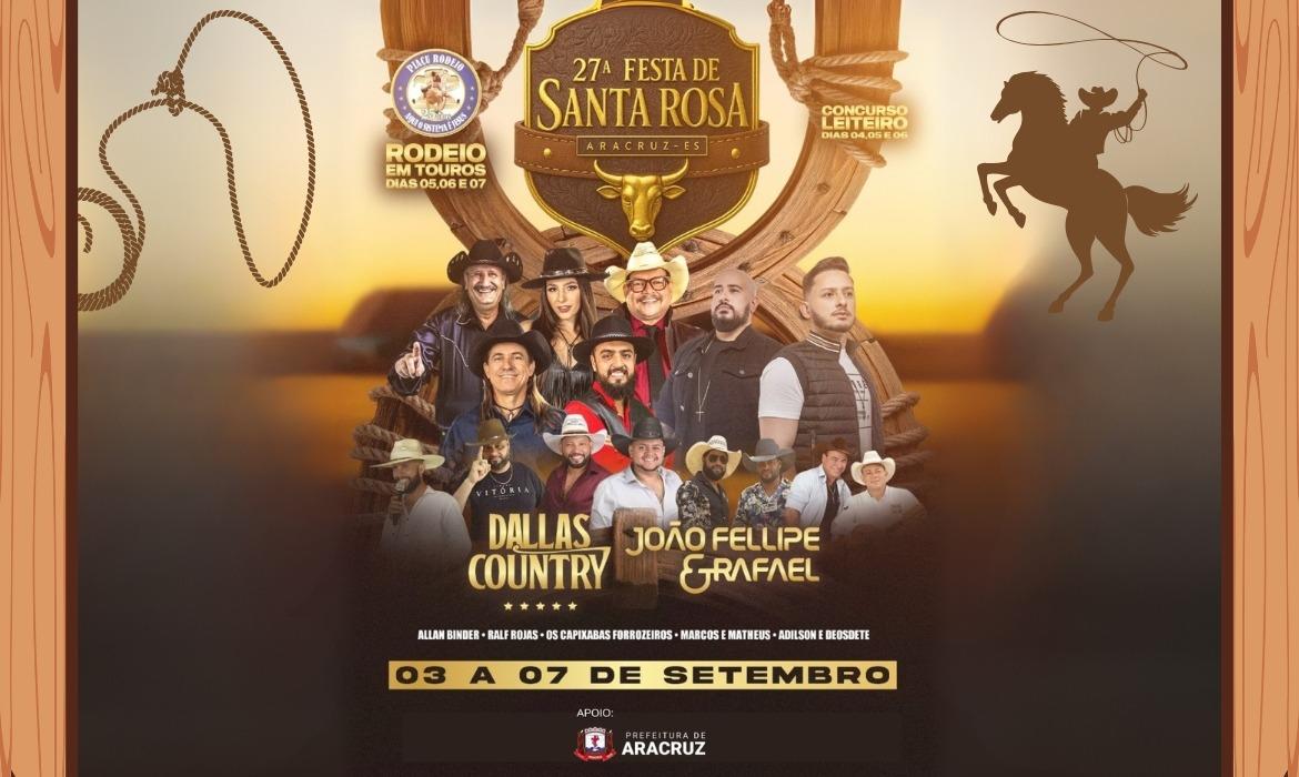 Santa Rosa realiza a 27ª edição de sua tradicional festa de 4 a 7 de setembro