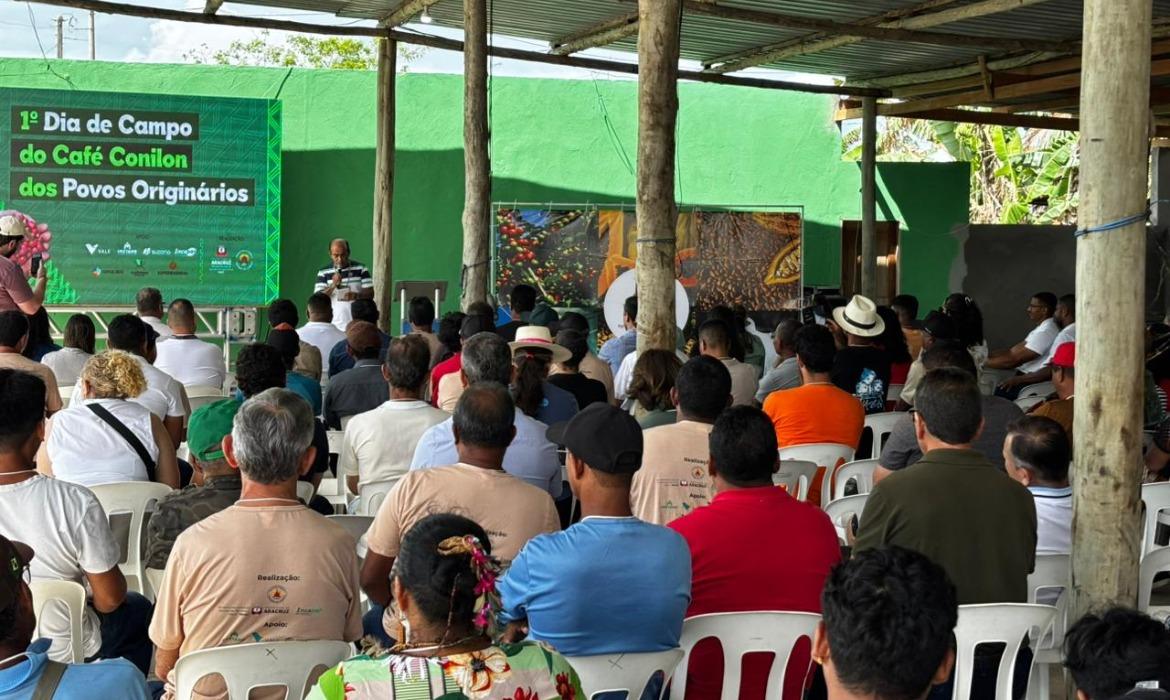 Aracruz realiza o 1º Dia de Campo do Café Conilon dos Povos Originários na Aldeia Córrego do Ouro