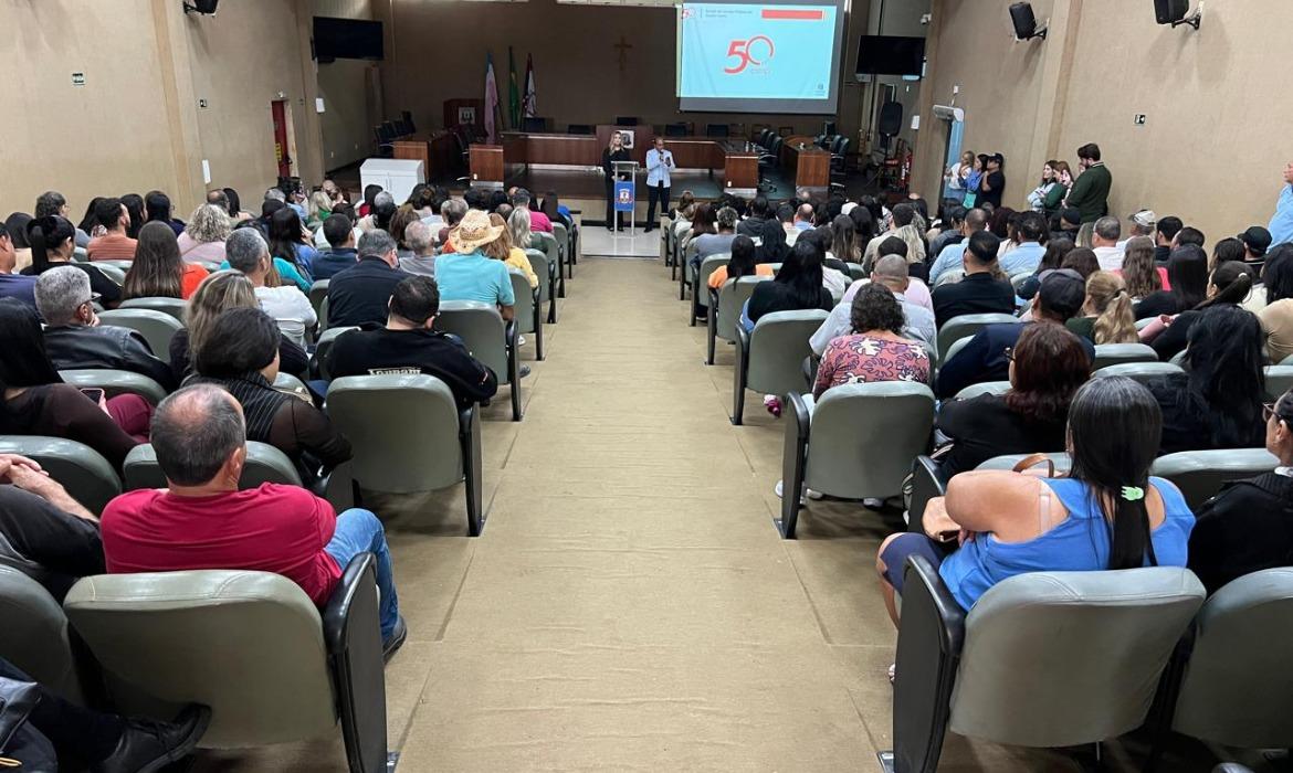 Formação: centenas de servidores participam da abertura da Semana de Capacitação