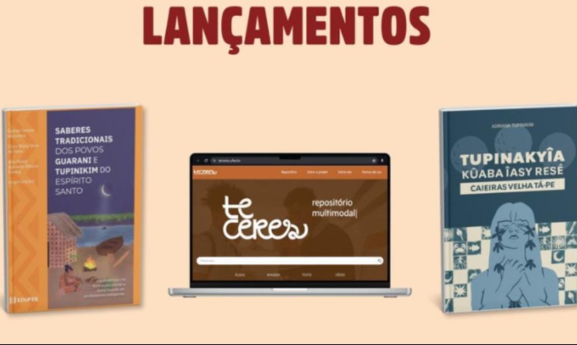Obras de e sobre autores indígenas do Espírito Santo e do Repositório Multimodal Teceres serão lançadas durante o Primeiro Encontro da Ação Saberes Indígenas na Escola em 2026