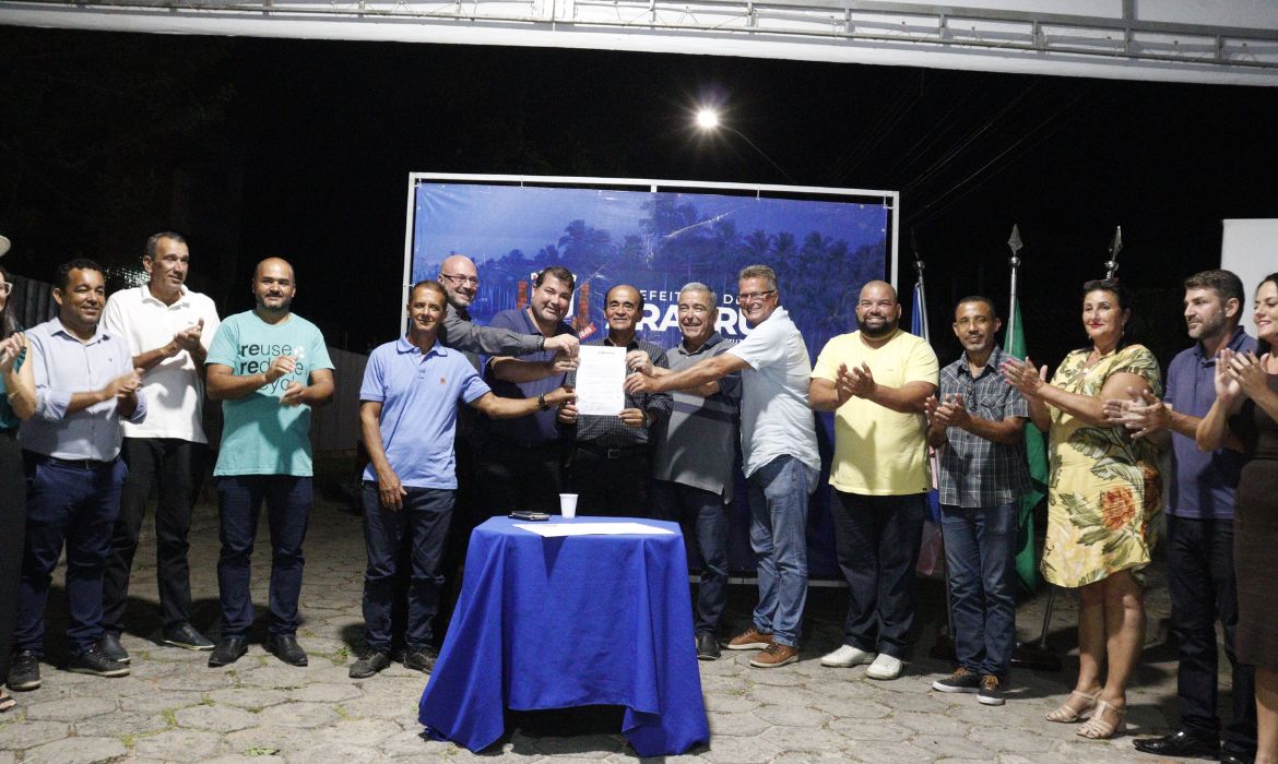 Assinada a ordem de serviço para a retomada das obras do Complexo de Saúde de Aracruz (CSA)