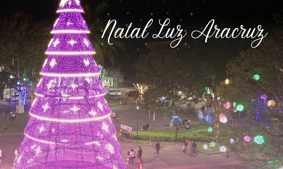 Acendimento das luzes marca abertura do Natal Aracruz 2023