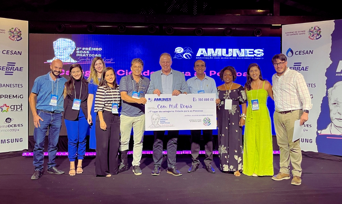 Prefeitura de Aracruz recebe mais um prêmio na área de Meio Ambiente