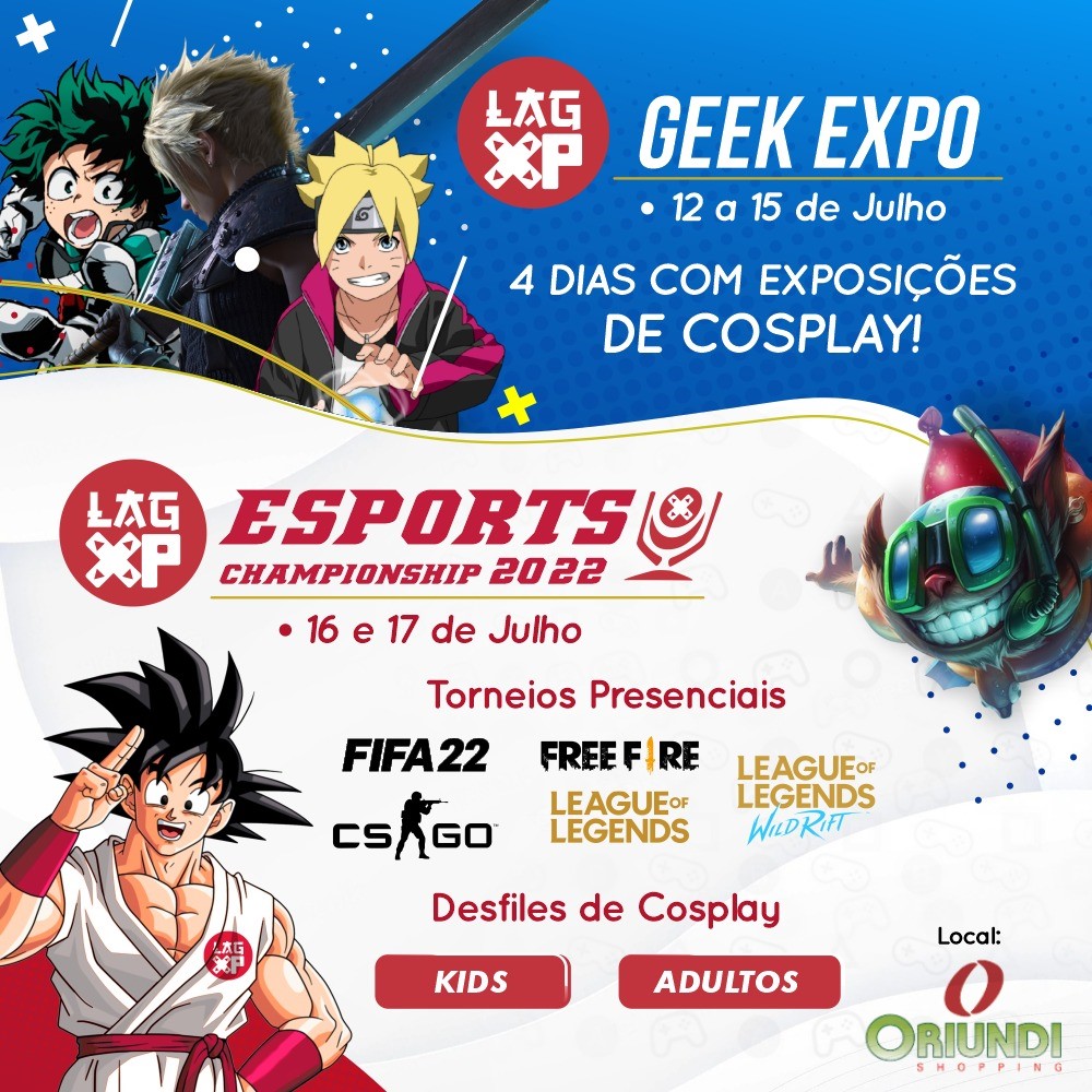 Terceira edição do LAG XP eSports Championship acontece em julho  