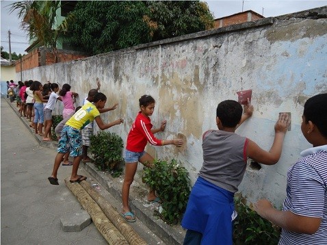 Escola Zenília Varzem Ribeiro é palco da finalização do curso de educação ambiental da Fibria
