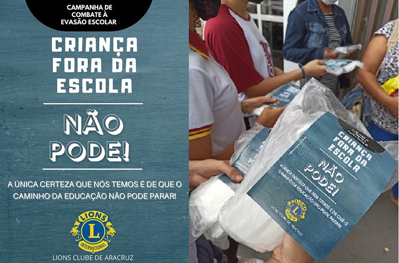 Criança fora da escola não pode: Campanha de combate à evasão escolar conscientiza moradores